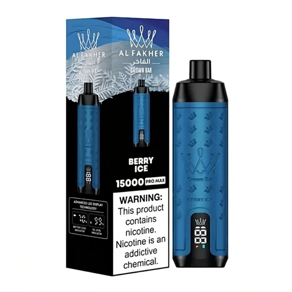 Al Fakher Crown Bar 15000 Pro Max Vape Ledene Bobice