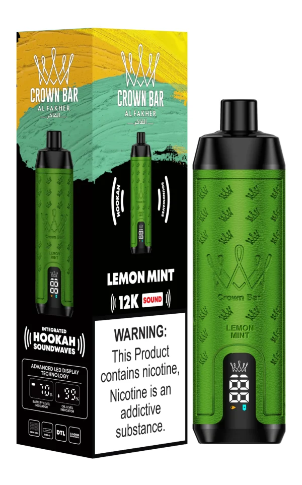 Al Fakher Crown Bar 12000 Sound Vape Limun i Menta